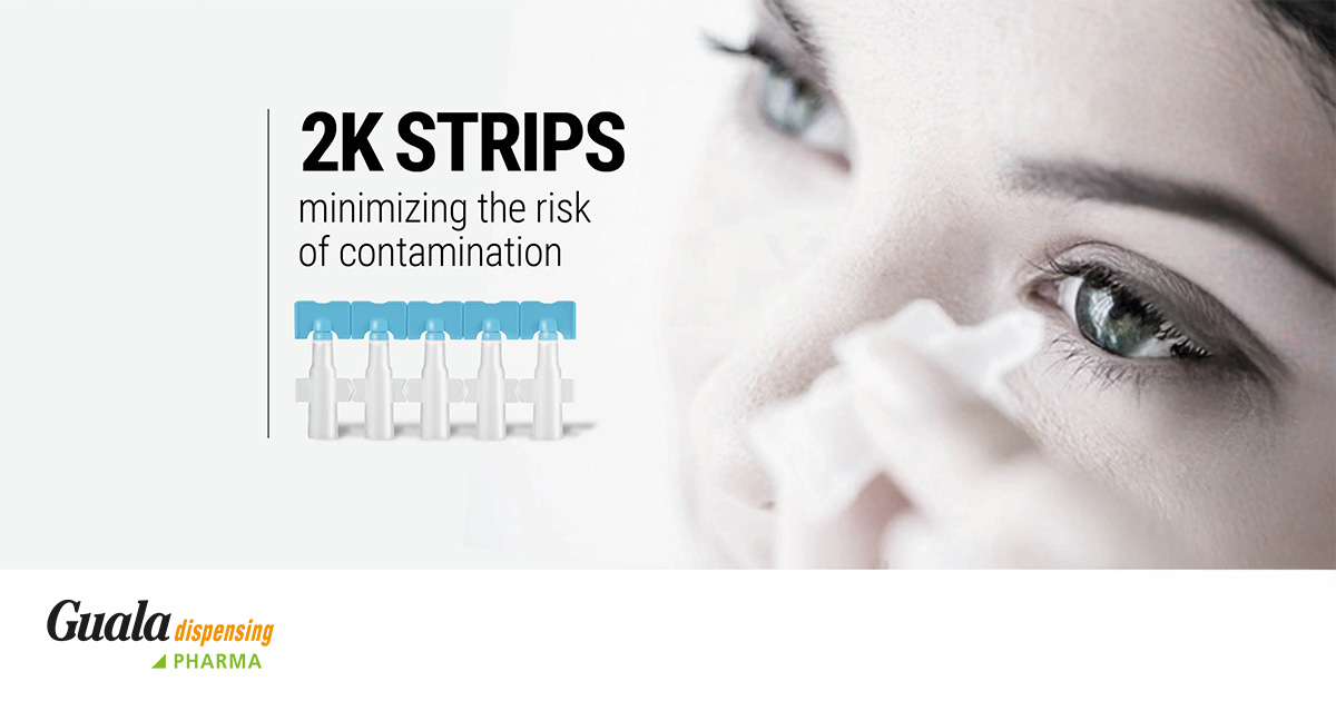 2K single-dose vials: resealable packaging with spout protection